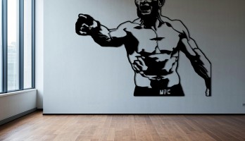 Khabib Lazer Kesim Metal Tablo