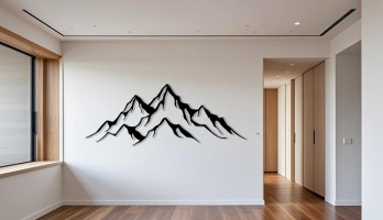 Dağlar Lazer Kesim Metal Tablo