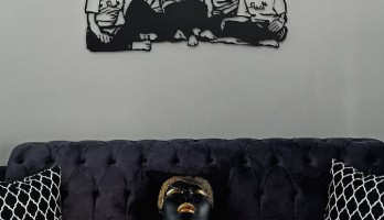 thumb Özel Tasarım Aile Lazer Kesim Metal Tablo