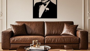 thumb Cüneyt Arkın Smokin Metal Tablo