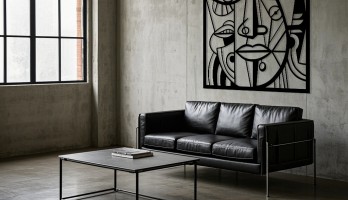 thumb Picasso Tarzı Lazer Kesim Metal Tablo