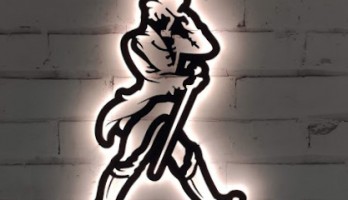 Johnnie Walker Lazer Kesim Ledli Metal Tablo