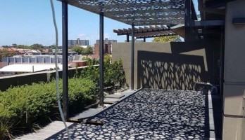 thumb Lazer Kesim Ferforje Yaprak Desenli Kamelya, Pergola ve Gazebo