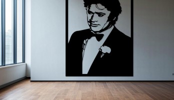 thumb Cüneyt Arkın Smokin Metal Tablo