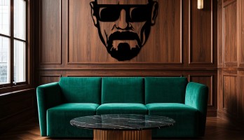 Heisenberg Lazer Kesim Metal Tablo