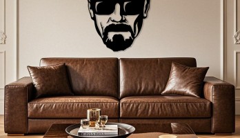 thumb Heisenberg Lazer Kesim Metal Tablo