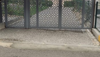 Metal Lazer Kesim Ferforje Site Giriş Kapısı