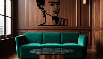 thumb Frida Kahlo Lazer Kesim Metal Tablo