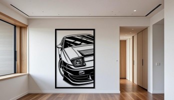 thumb Toyota AE86 Yarım Metal Tablo