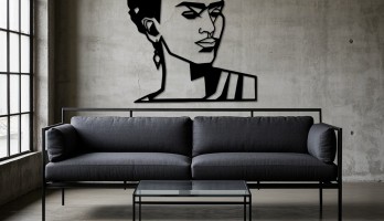 thumb Frida Kahlo Lazer Kesim Metal Tablo