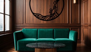 thumb Ağaç Anne ve Çocuk Metal Tablo