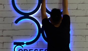 thumb Firmalara Özel Tasarım Lazer Kesim Ledli Metal Tablo