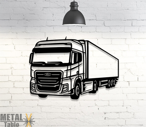 Ford F-MAX Tır Lazer Kesim Metal Tablo