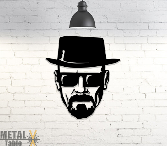 Heisenberg Lazer Kesim Metal Tablo