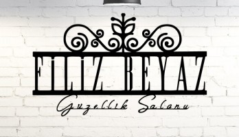 Güzellik Salonu Kişiye Özel Tasarım Metal Lazer Kesim Tablo