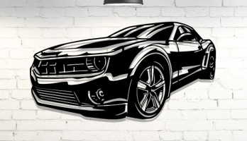 thumb Chevrolet Camaro SS Metal Tablo