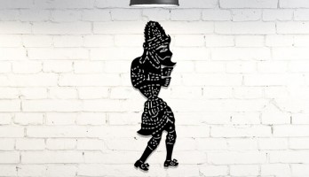 Hacivat Lazer Kesim Metal Tablo