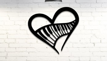 Kalpli Piyonu Lazer Kesim Metal Tablo