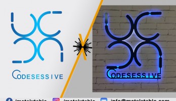 thumb Firmalara Özel Tasarım Lazer Kesim Ledli Metal Tablo