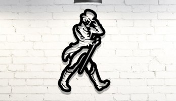 Johnnie Walker Lazer Kesim Ledli Metal Tablo