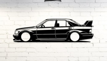 Mercedes Benz E190 Metal Tablo