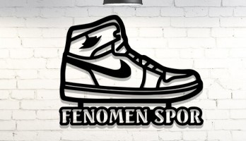 Spor Ayakkabıcılara Özel Tasarım Metal Tablo