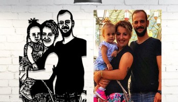 Ailelere Özel Metal Lazer Kesim Metal Tablolar